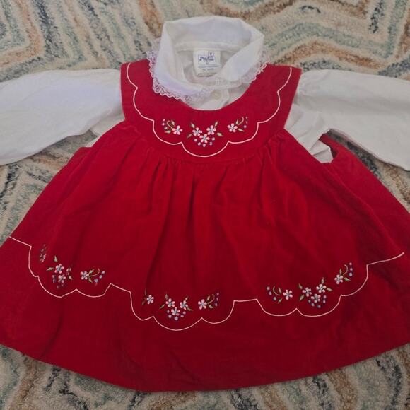 Mayfair Other - Mayfair 2 piece set 12 month red velvet Dress